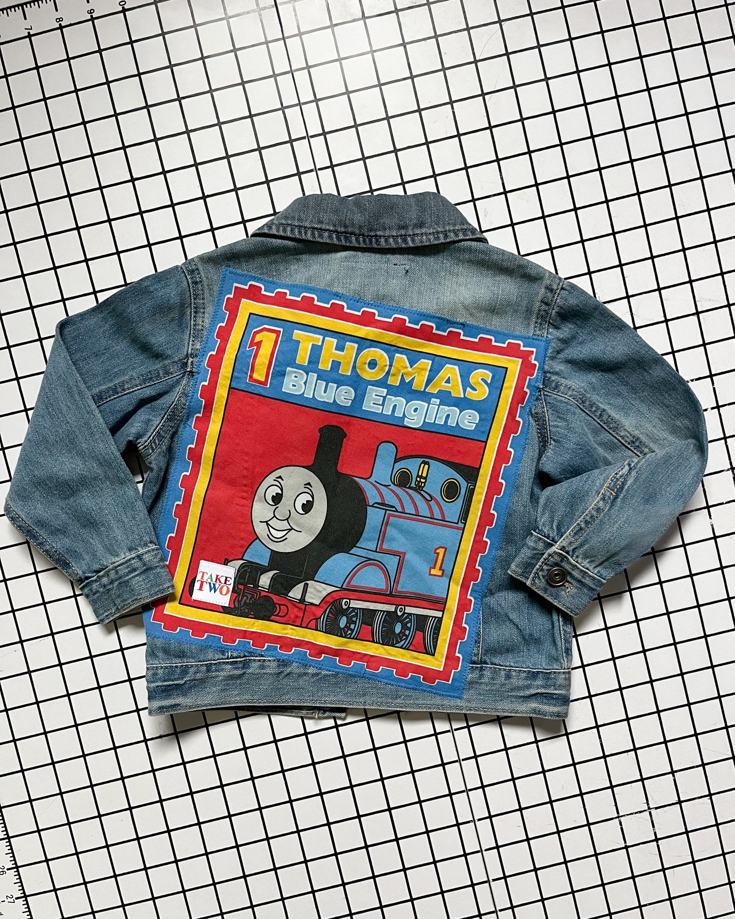 Thomas the Tank Engine Be Kind Rewind Denim Jacket - size 3T