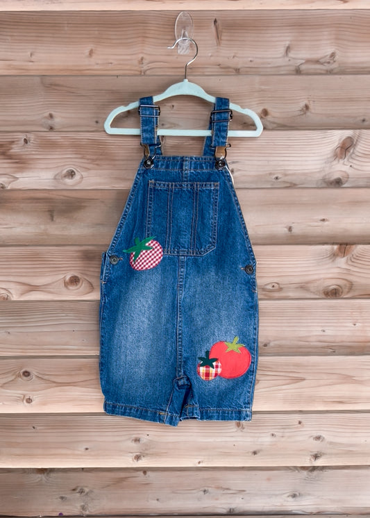 Denim Tomato Overalls - size 3T