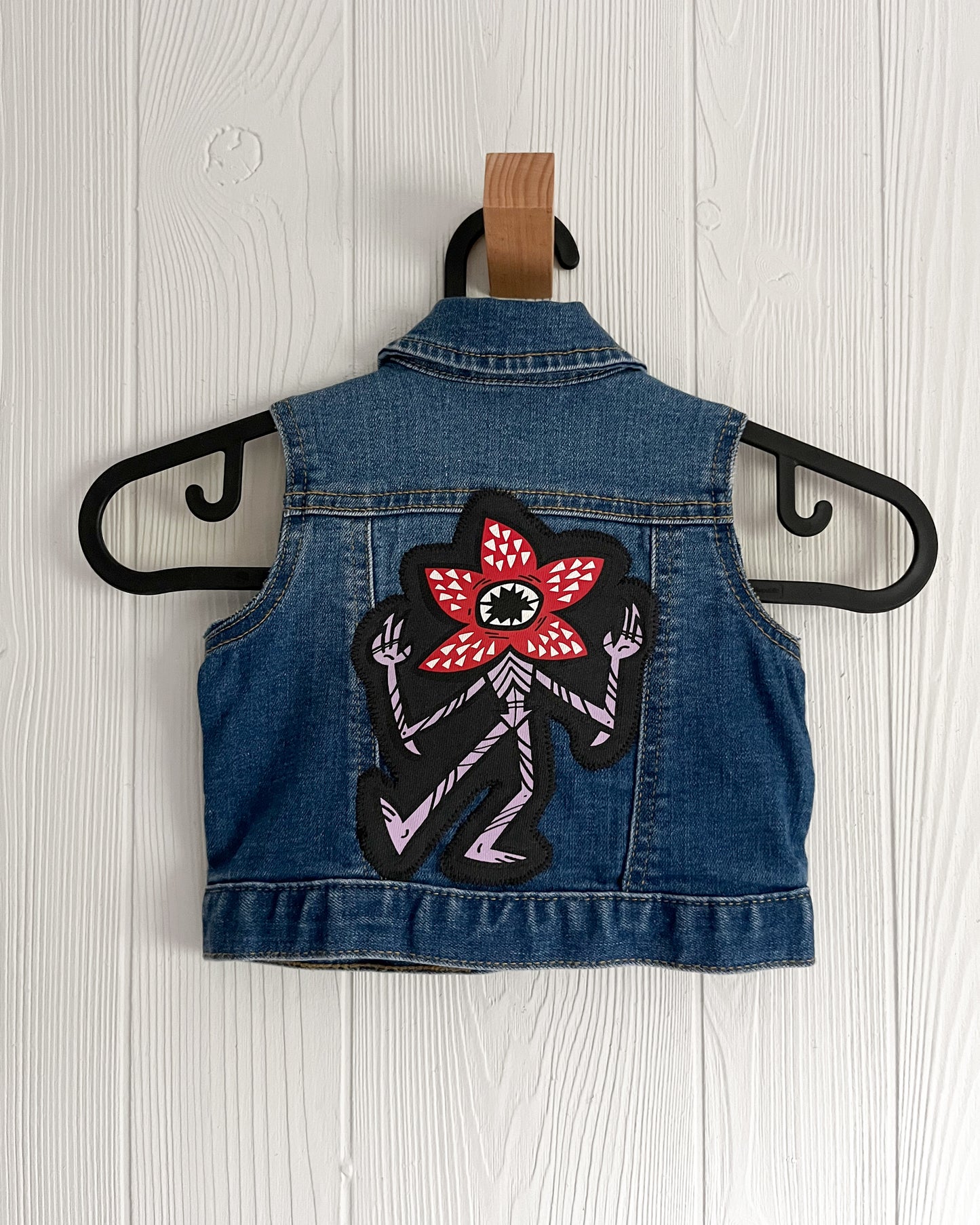 Stranger Things Be Kind Rewind Denim Vest - size 3-6m
