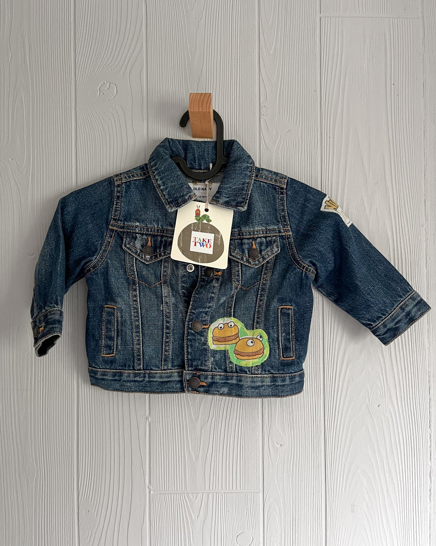 Mcdonalds Be Kind Rewind Denim Jacket - size 12/18m