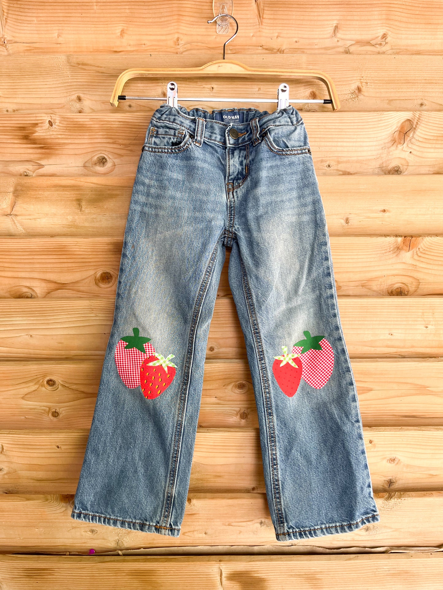 Strawberry Jeans - size 5 kids