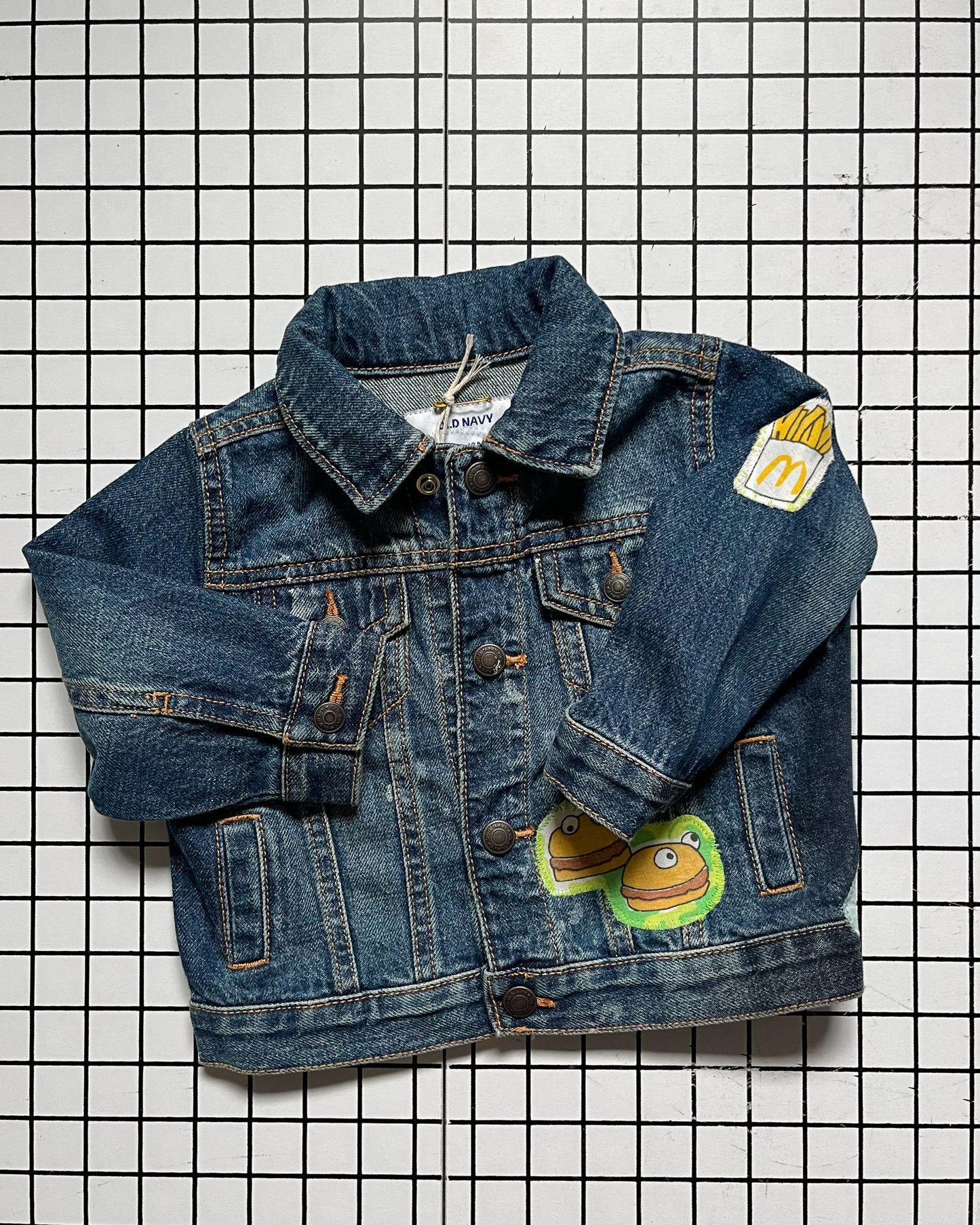Mcdonalds Be Kind Rewind Denim Jacket - size 12/18m