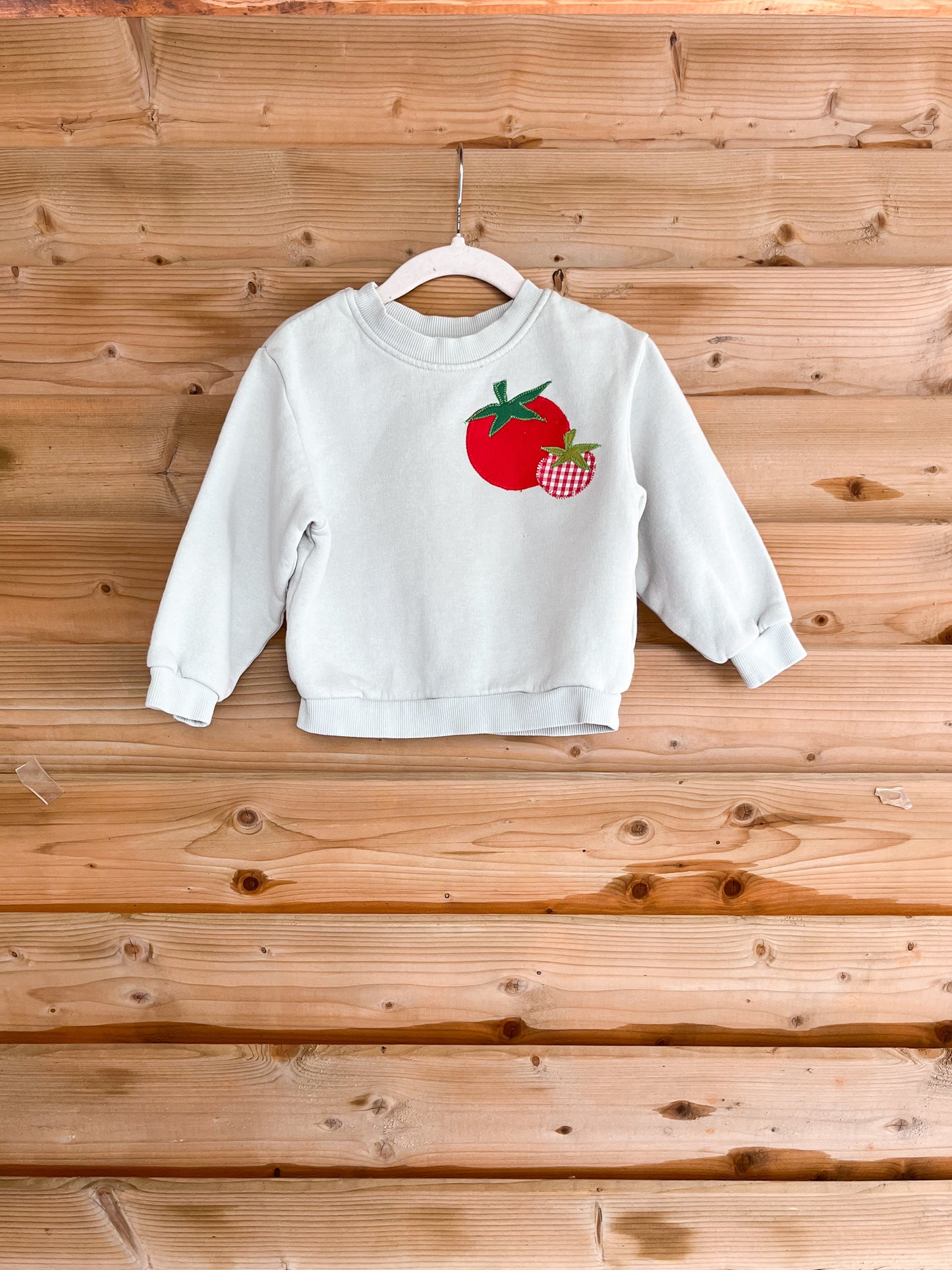 Sage Green Tomato Crewneck - size 2T