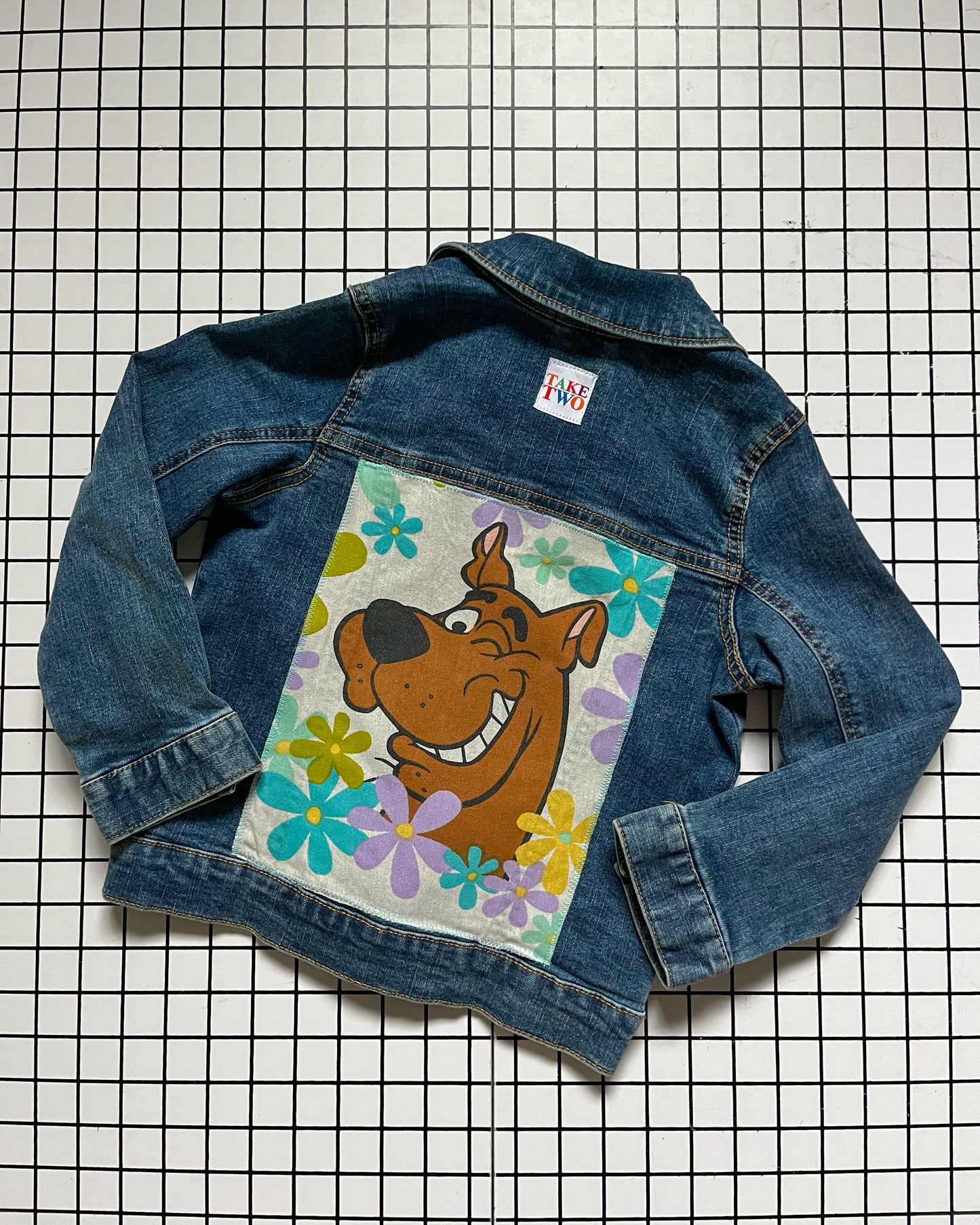 Scooby Doo Be Kind Rewind Denim Jacket - size 5