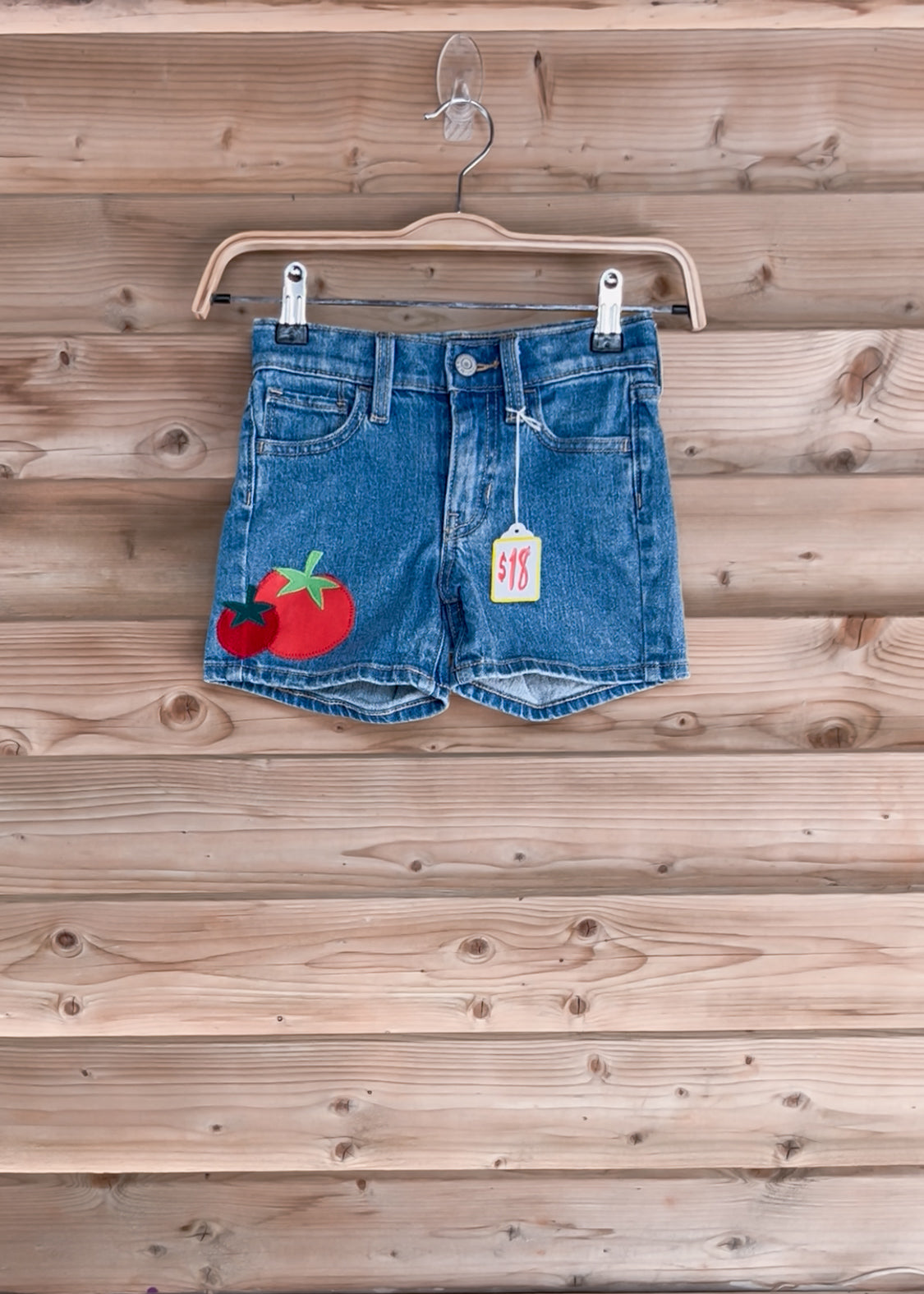 Denim Tomato Shorts - Size 5