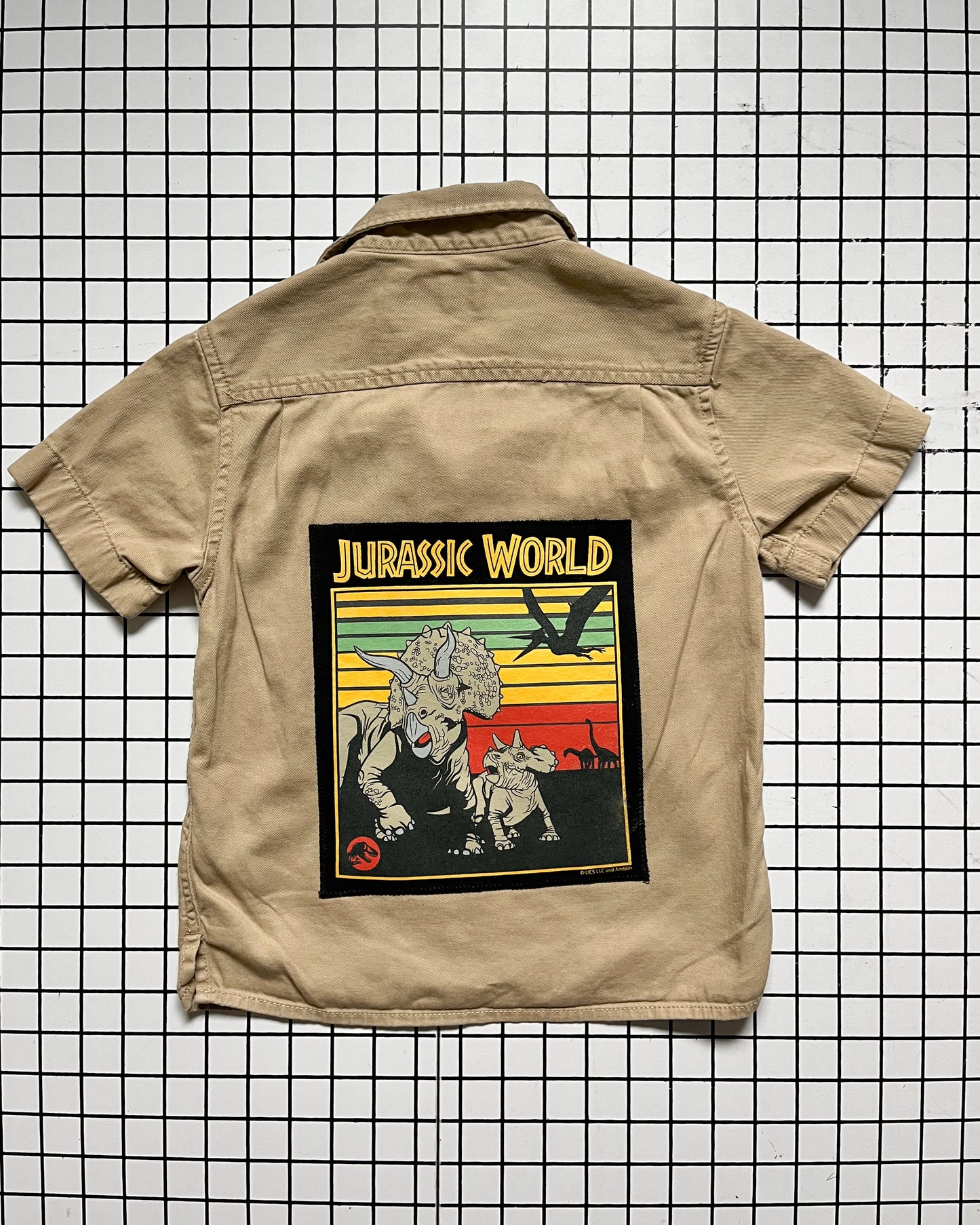 Jurassic World Be Kind Rewind Denim Jacket - size 5