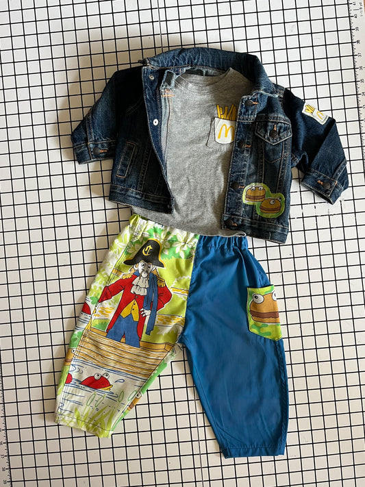 Mcdonalds Be Kind Rewind Denim Jacket - size 12/18m