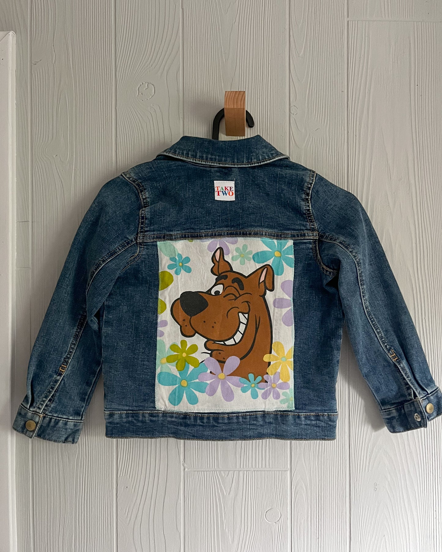 Scooby Doo Be Kind Rewind Denim Jacket - size 5