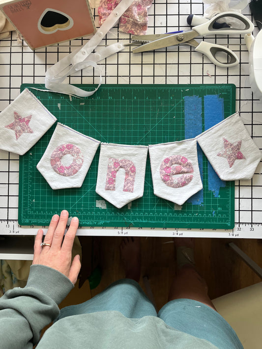 SEWING KIT - First Birthday Banner (Coming Soon)