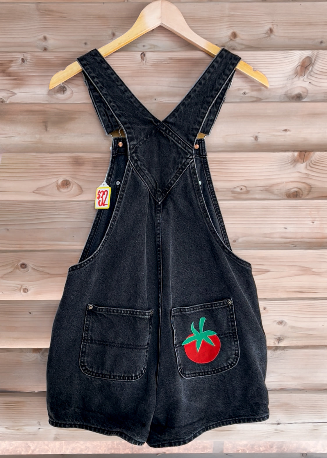 Tomato Overall Shorts - Adult Size Small