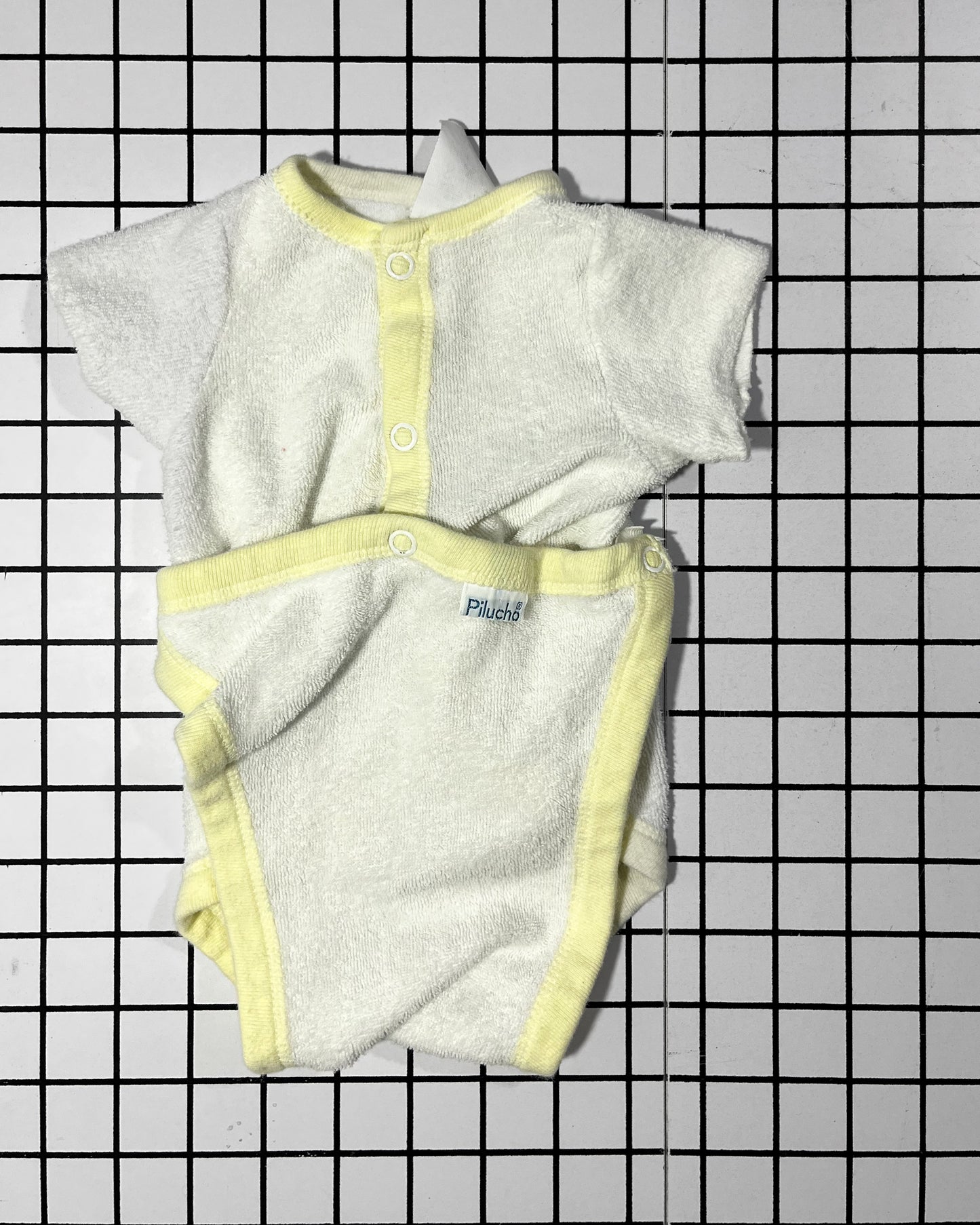 Vintage Terry Onesie- approx size 0-3mos