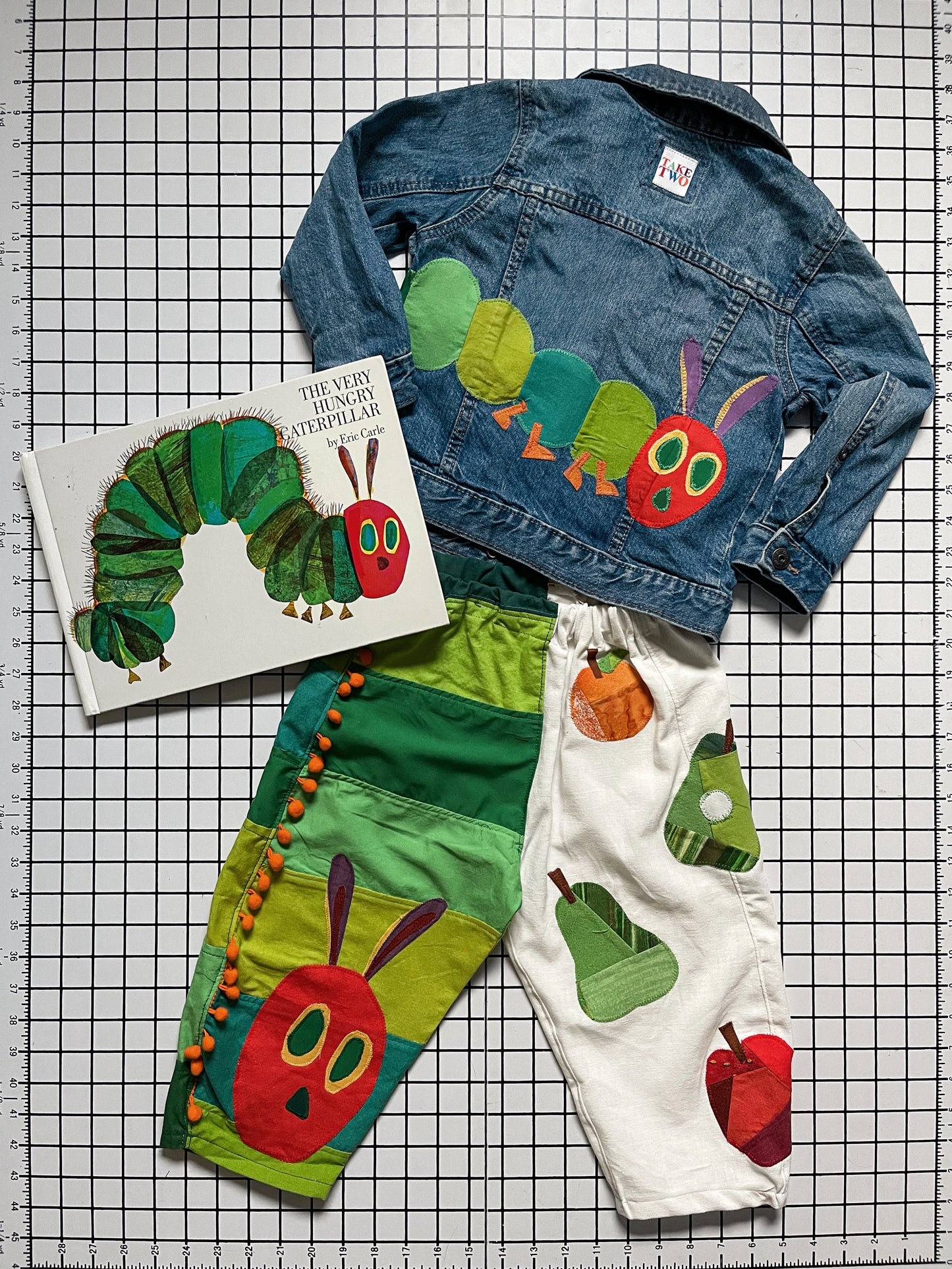 Hungry Caterpillar Be Kind Rewind Denim Jacket - size 4