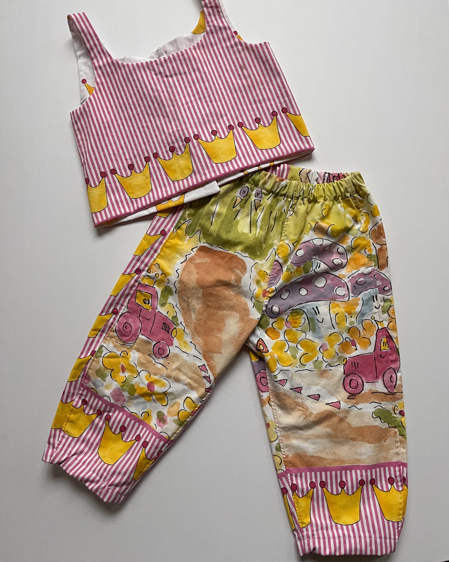 Princess in Pink set with reversible top - size 4/5