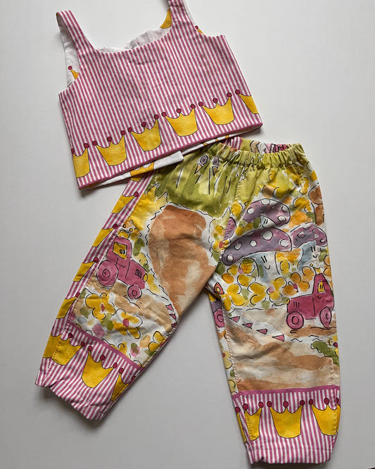 Princess in Pink set with reversible top - size 4/5