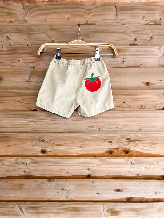 Lightweight Tan Chambray Tomato Shorts - size 18-24mos