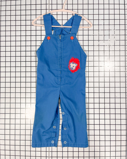 Vintage Blue Lion Overall - approx size 2T