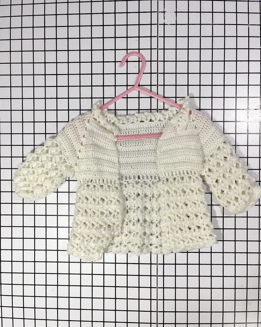 Handmade Cardigan - so soft - approx size 6mos