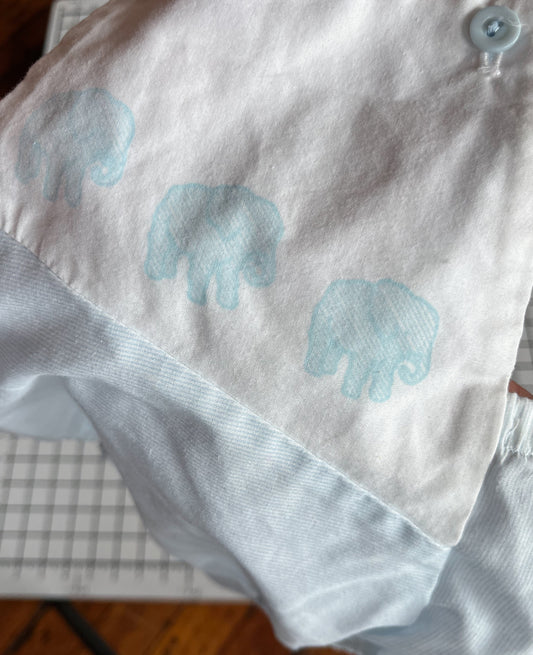 Elephant Shorterall - approx size 6-9m