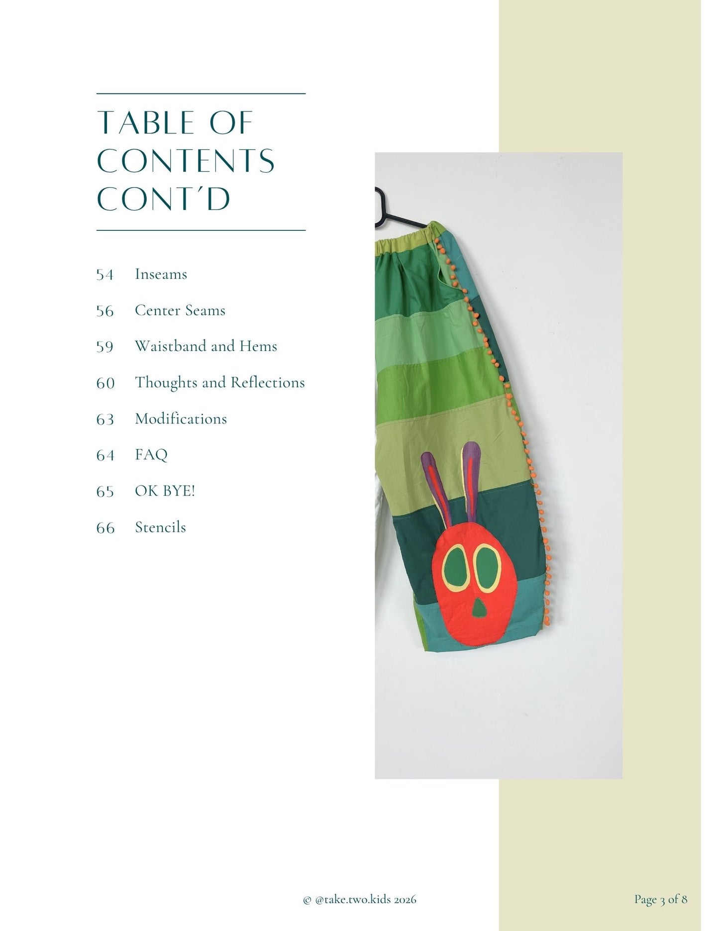 Caterpillar Pants Tutorial
