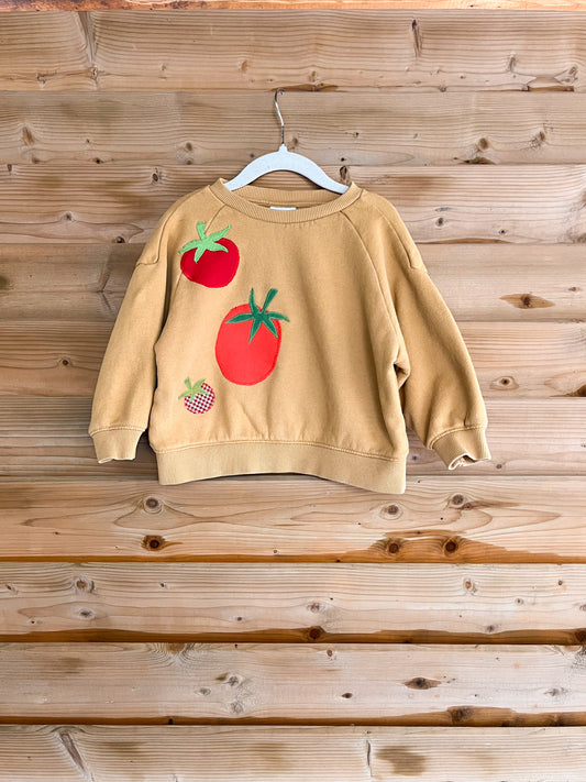 Hamilton Brown Tomato Crewneck - size 2/3