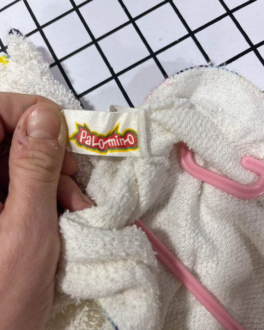 Vintage Rainbow Trim Bathrobe - size 6-12mos