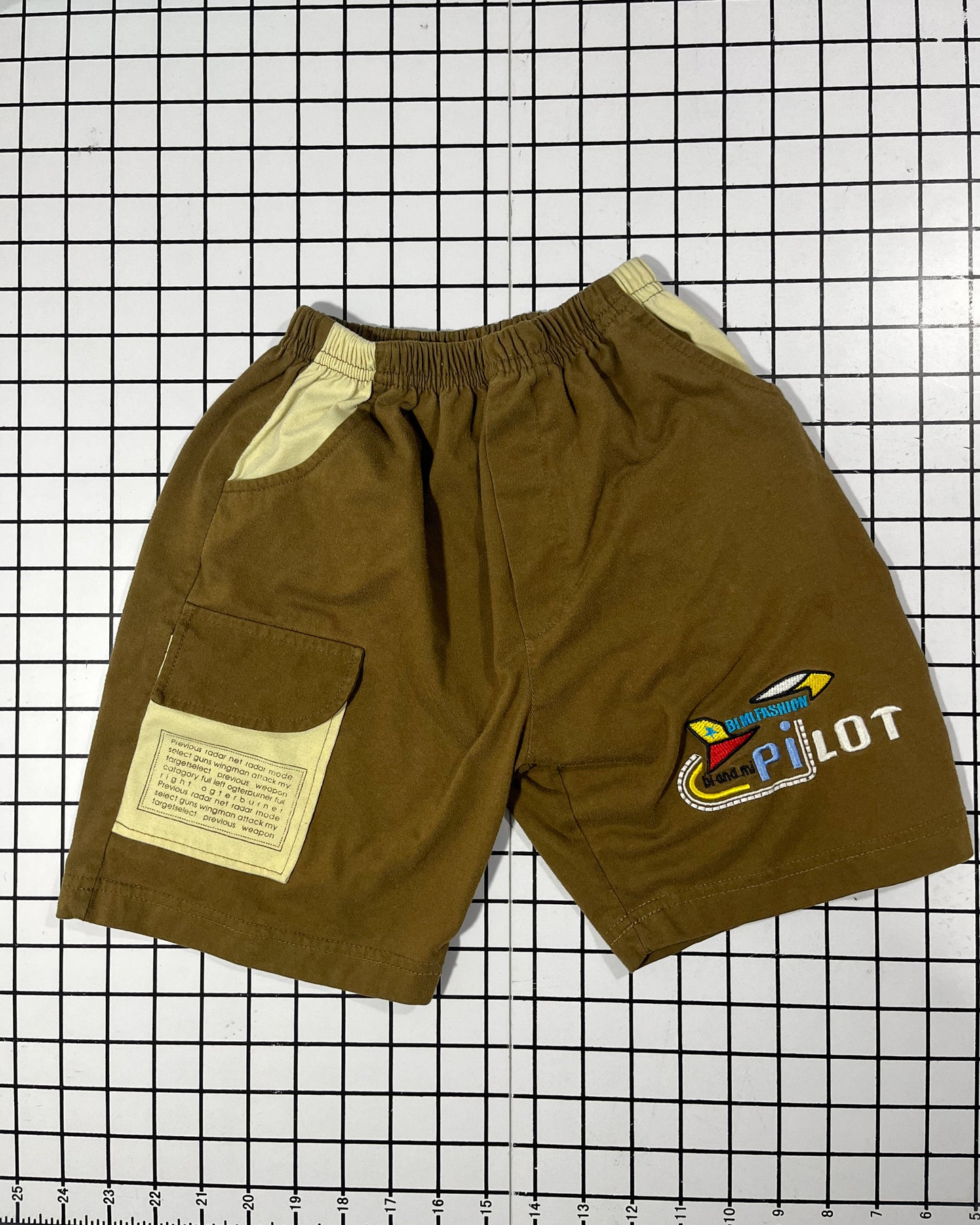 Retro Pilot Cargo Shorts - approx size 5T