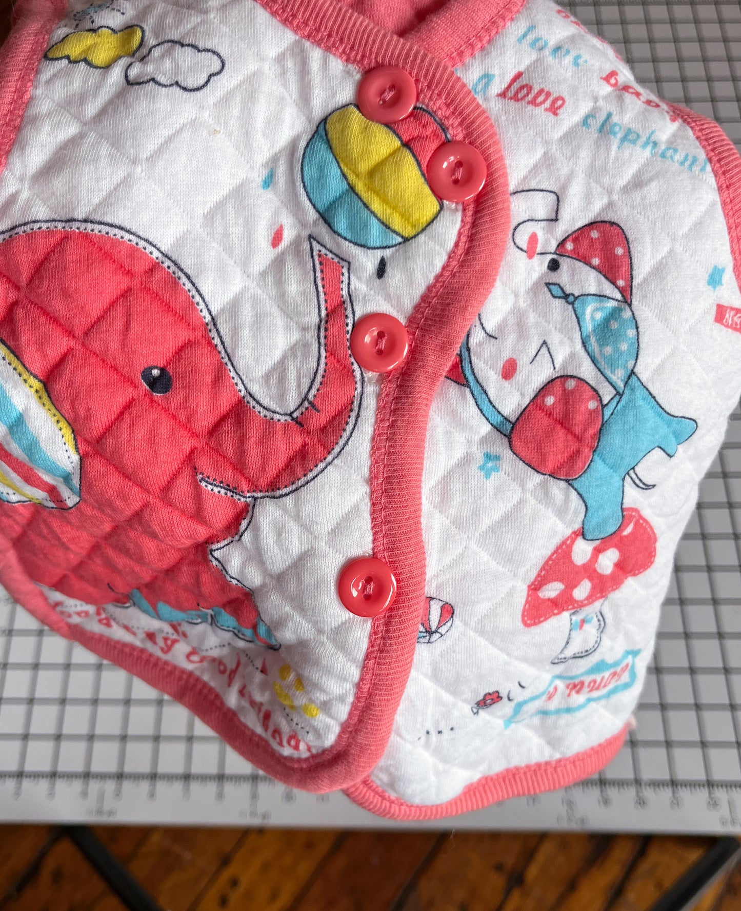 Quilted Circus Vest - approx size 9m