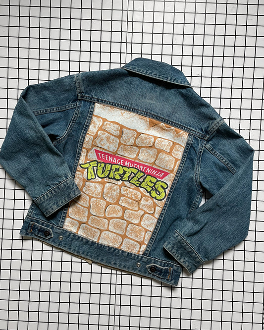 Teenage Mutant Ninja Turtles Be Kind Rewind Denim Jacket - size 6/7