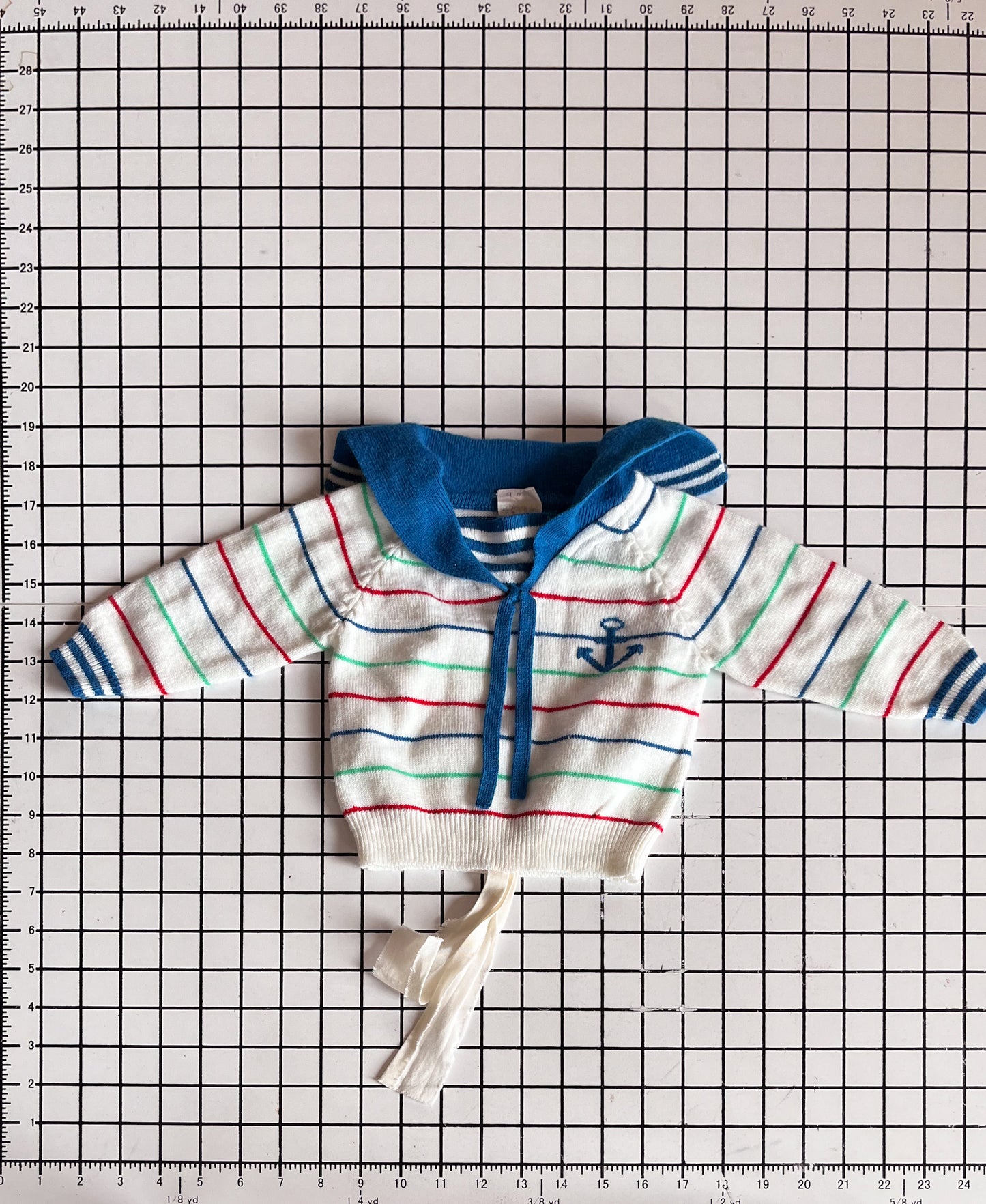 Vintage Sailor Sweater - approx size 6-9m