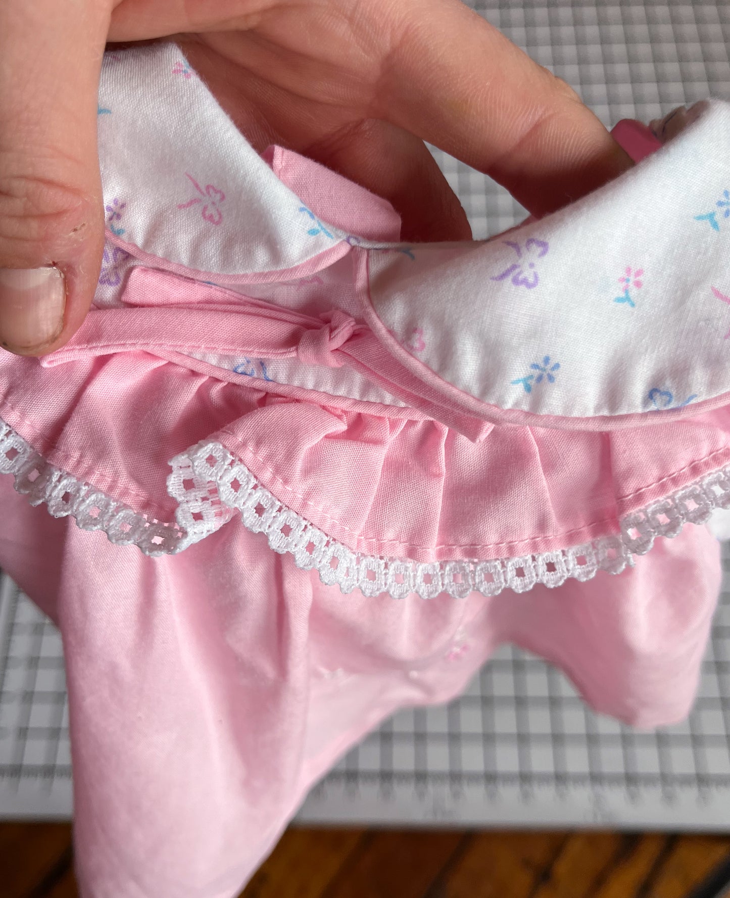 Frilly lightweight top - approx size 9m