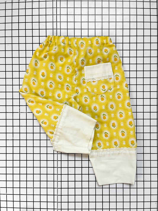 Tulips and Frills Pillowcase Pant - size 3T