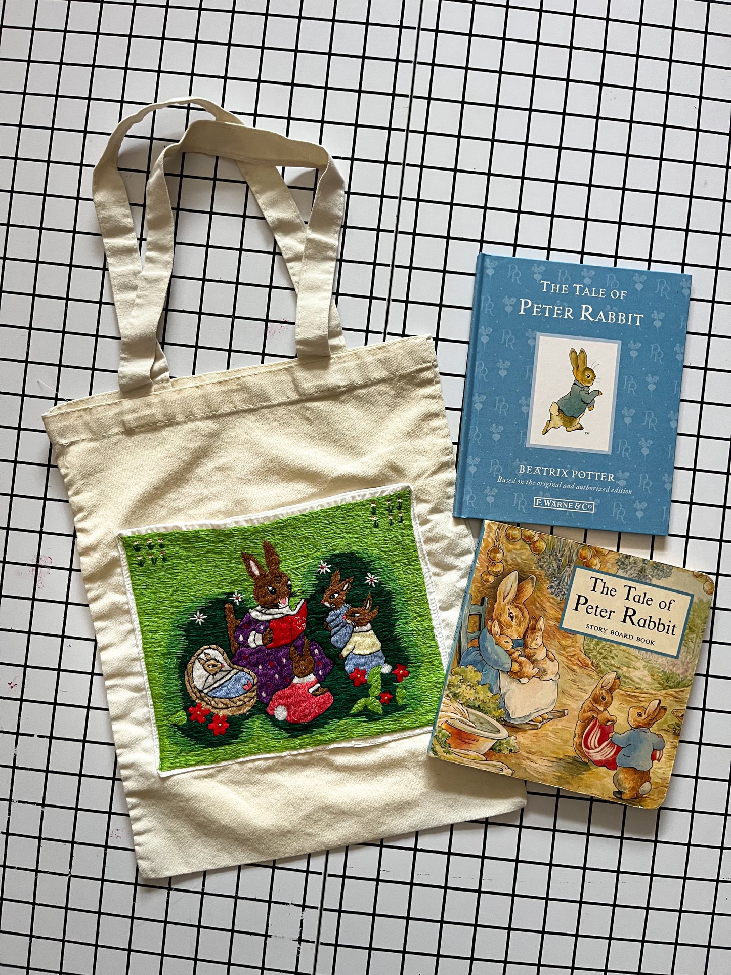 Peter Rabbit Storybook Gift Set Tote Bag