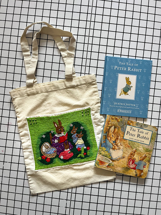Peter Rabbit Storybook Gift Set Tote Bag