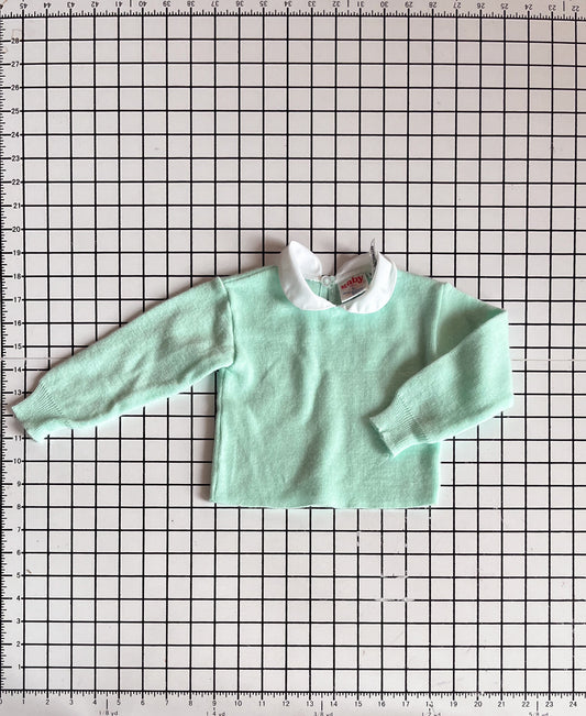 Seafoam collared long sleeve - approx size 9m