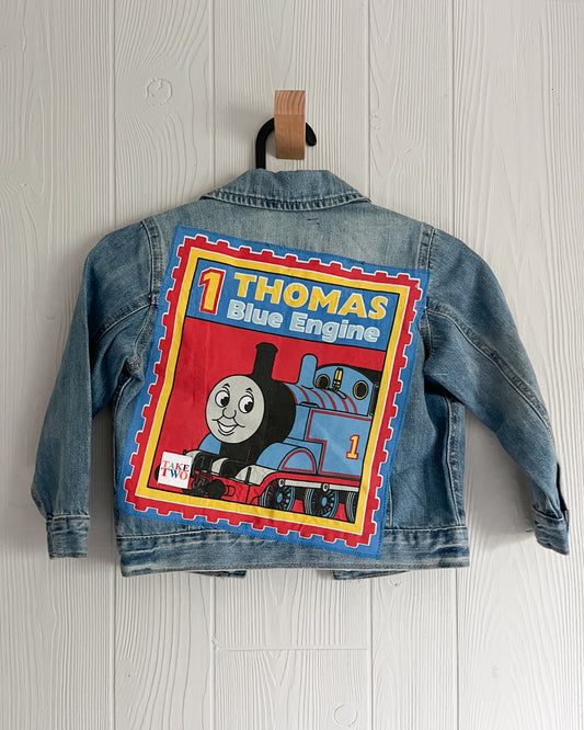 Thomas the Tank Engine Be Kind Rewind Denim Jacket - size 3T