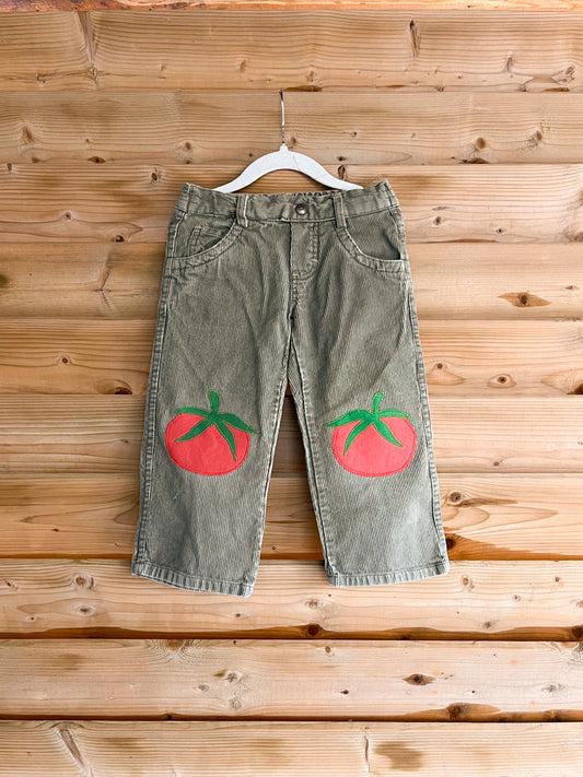 Vintage Olive Green Tomato Corduroys - size 2T