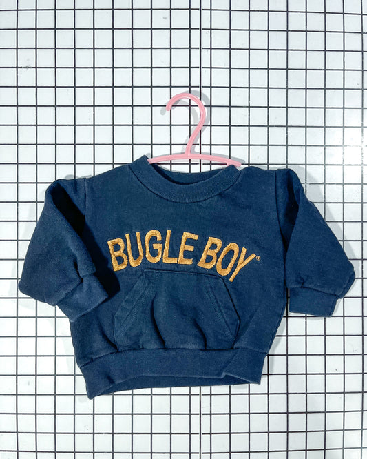 Vintage Navy Bugle Boy Crewneck - approx size 6-9mos