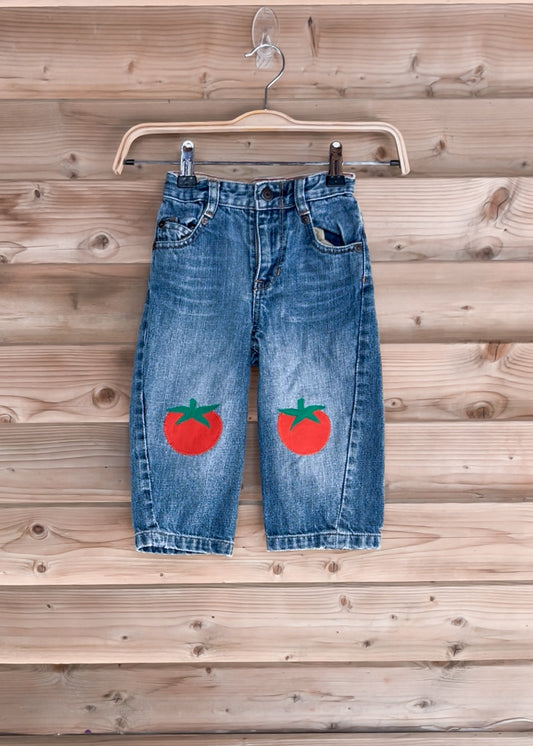 Barrel Tomato Jeans - Size 18-24m