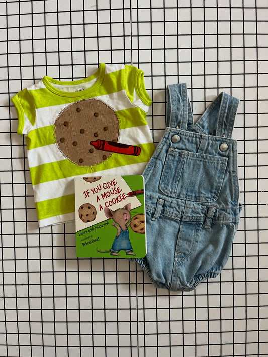 If You Give a Mouse a Cookie Storybook Gift Set size 3-6 mos
