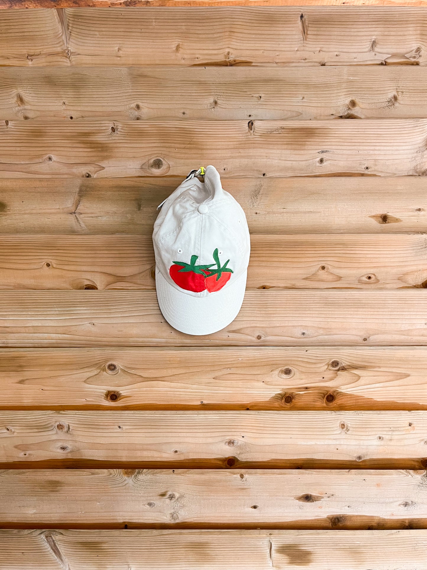 Light Beige Tomato Dad Hat
