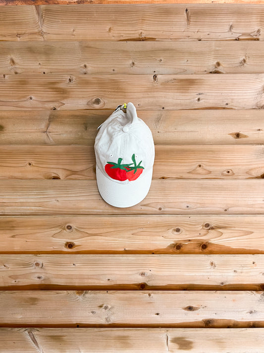 Light Beige Tomato Dad Hat