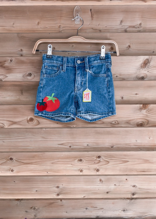 Denim Tomato Shorts - Size 5