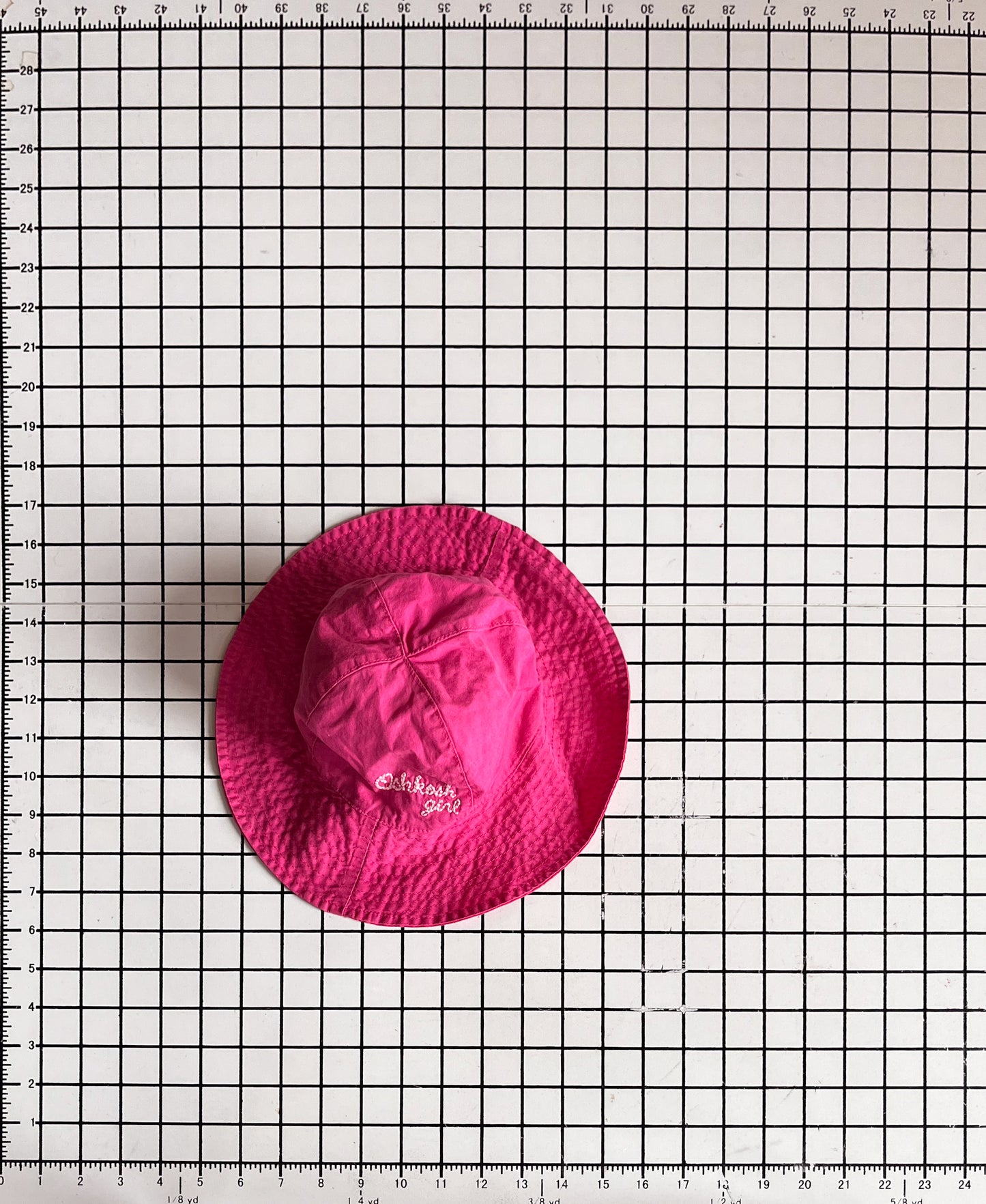 Pink Bucket Hat - approx size 1-2y
