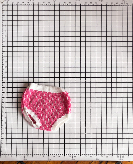 Handknit Pink Bloomers - approx size 12m