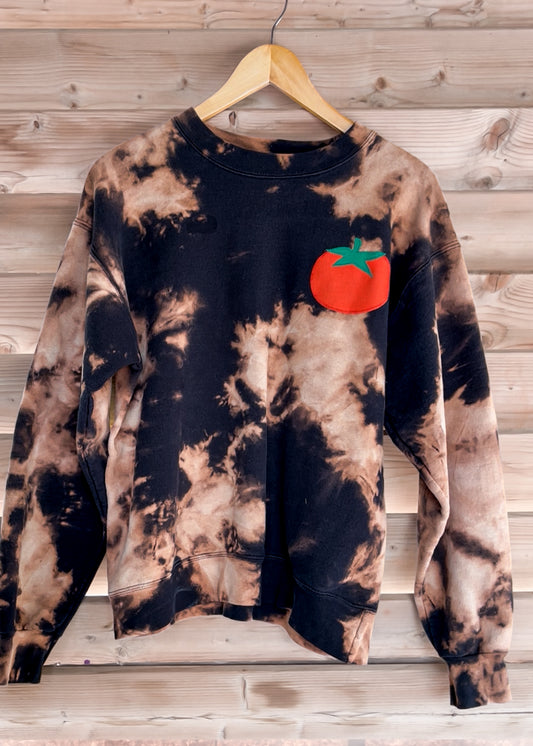 Bleach Tie Dye Tomato Crewneck - Adult Size Small