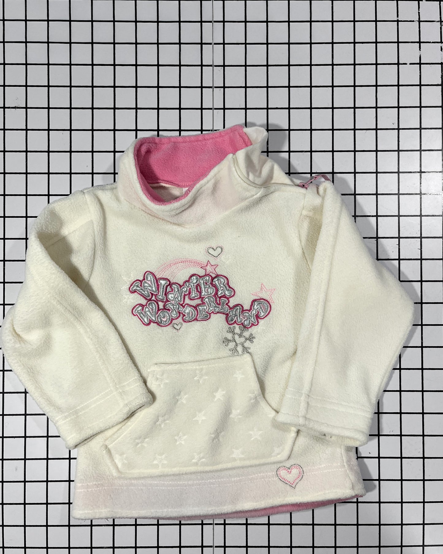 Retro Winter Wonderland Fleece pullover - approx size 3/4T