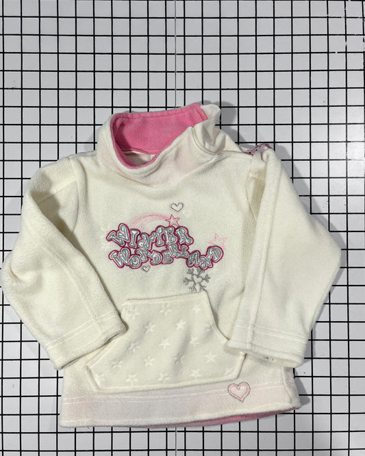 Retro Winter Wonderland Fleece pullover - approx size 3/4T
