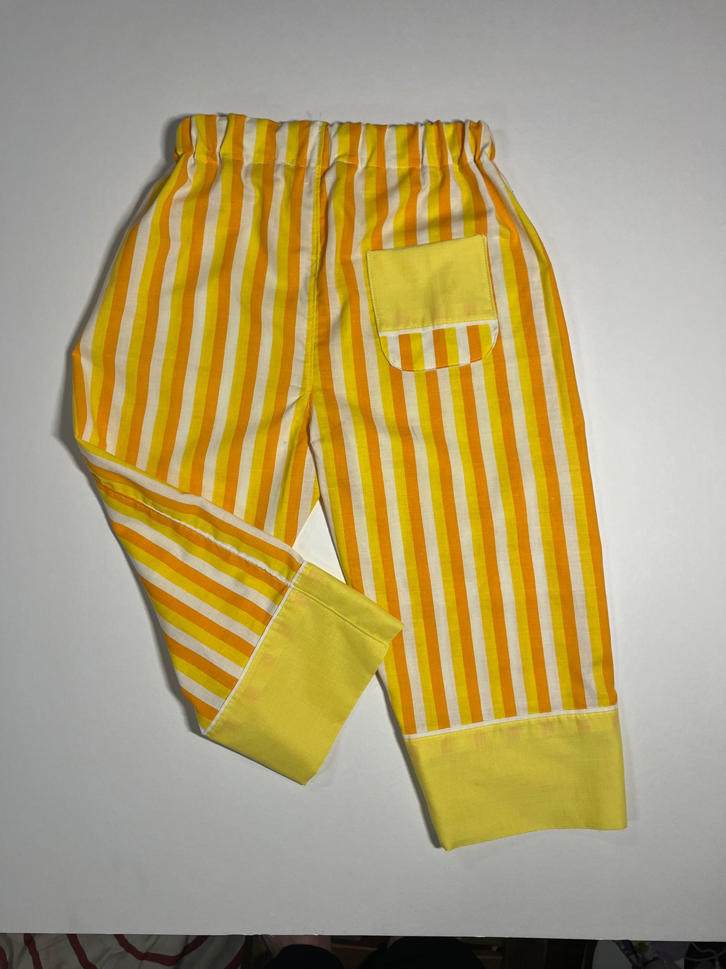 Yellow And Orange pillowcase Pant - size 4/5