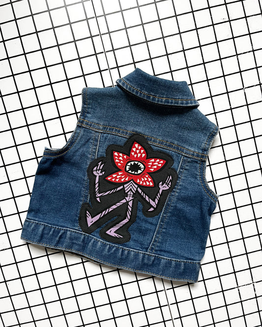 Stranger Things Be Kind Rewind Denim Vest - size 3-6m