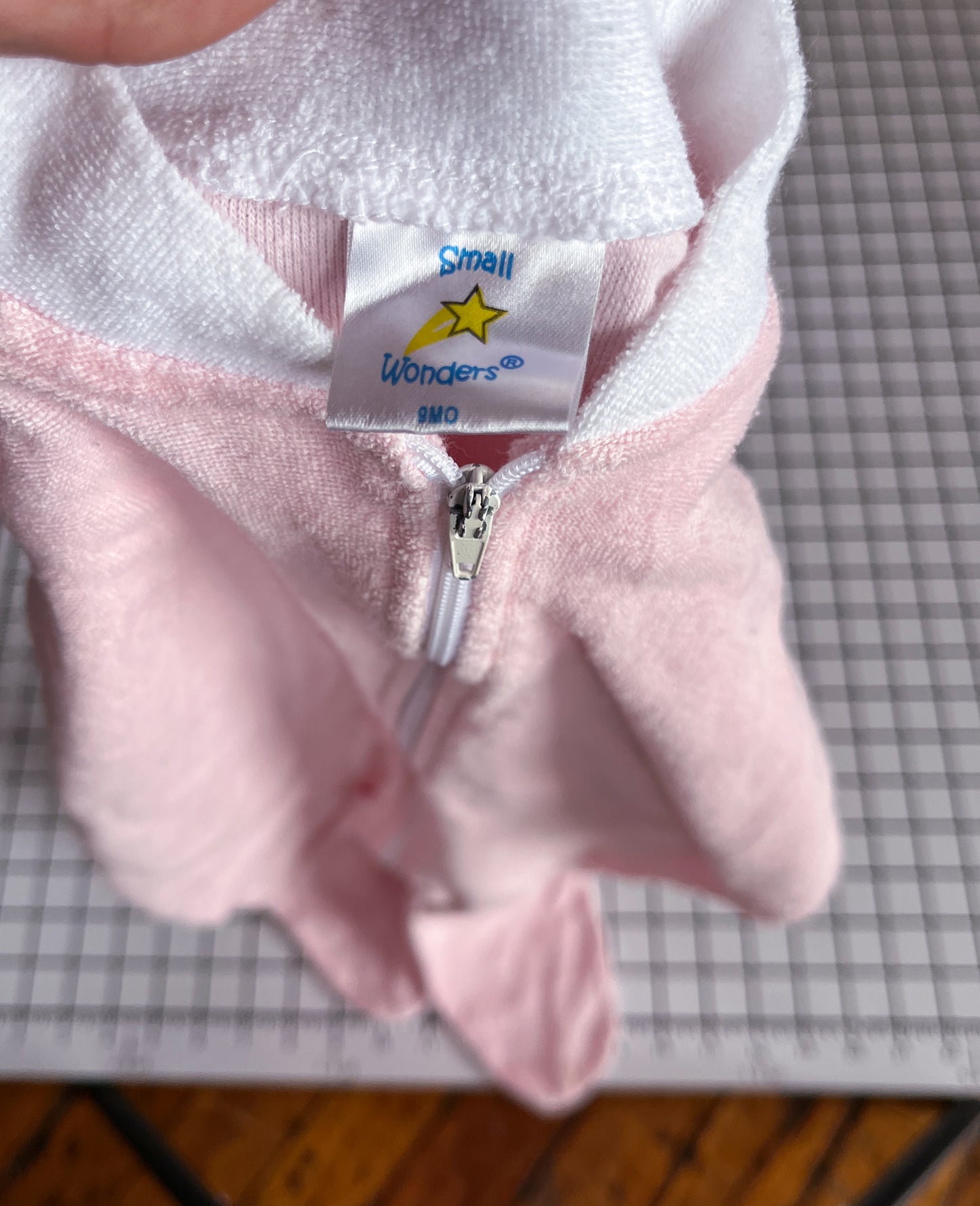 Footed Terry Sleeper - approx size 9m